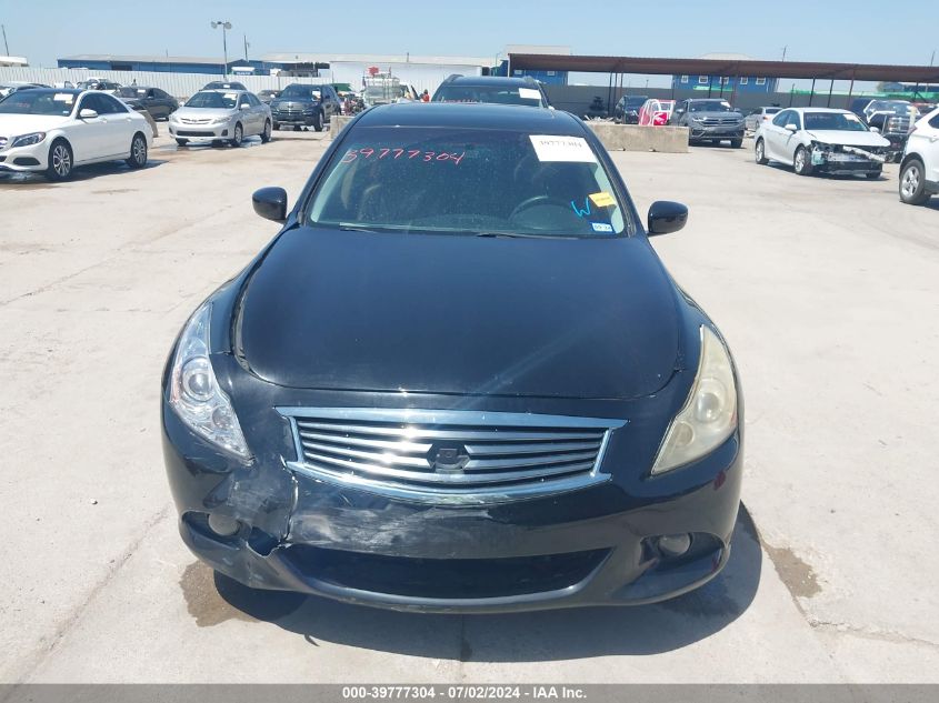 2012 Infiniti G37X VIN: JN1CV6ARXCM977578 Lot: 39777304