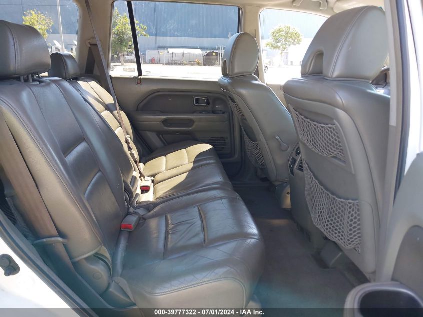 2006 Honda Pilot Ex-L VIN: 2HKYF18756H548189 Lot: 39777322