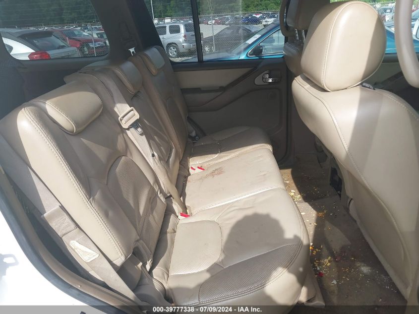 2006 Nissan Pathfinder Le VIN: 5N1AR18U46C646913 Lot: 39777338