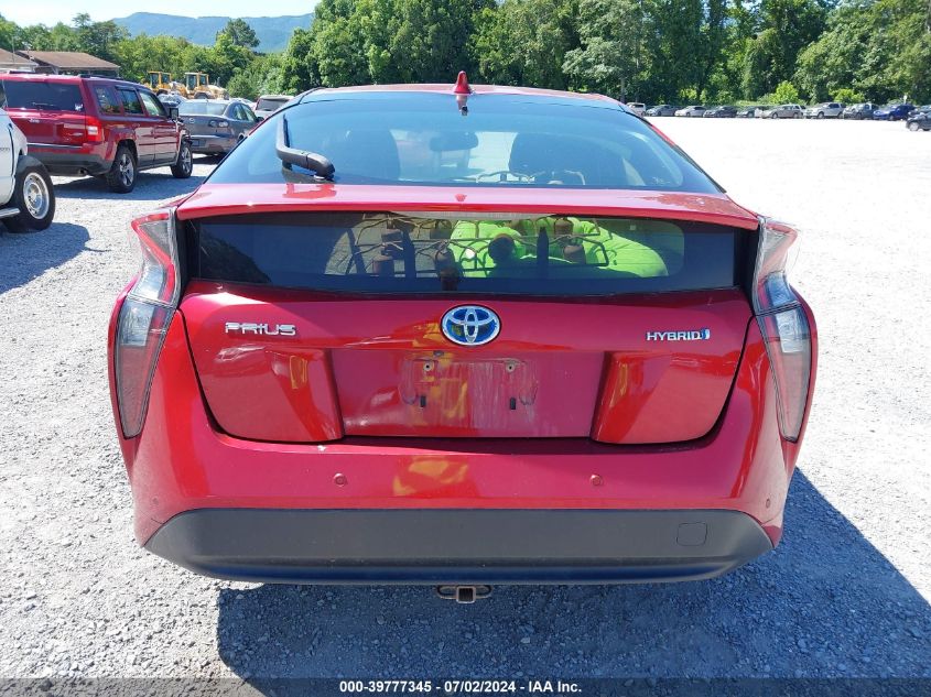 2016 Toyota Prius Four VIN: JTDKARFU1G3526778 Lot: 39777345