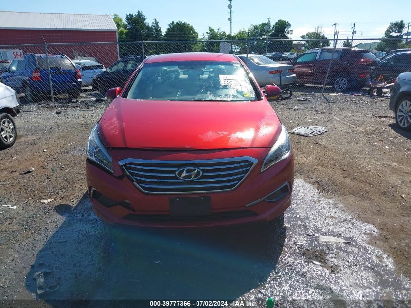 2016 Hyundai Sonata Se VIN: 5NPE24AF6GH291952 Lot: 39777366