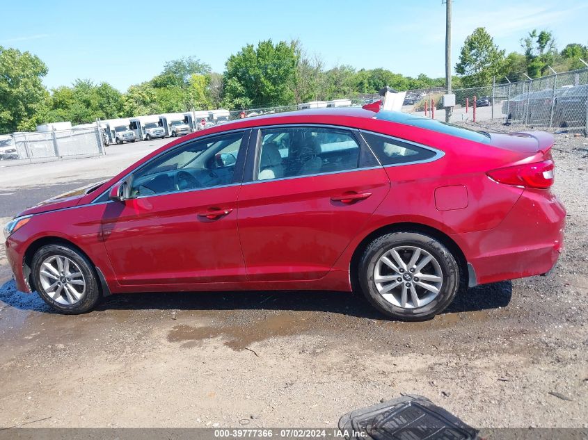 2016 Hyundai Sonata Se VIN: 5NPE24AF6GH291952 Lot: 39777366