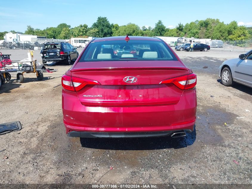 2016 Hyundai Sonata Se VIN: 5NPE24AF6GH291952 Lot: 39777366