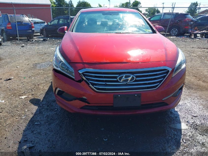 2016 Hyundai Sonata Se VIN: 5NPE24AF6GH291952 Lot: 39777366