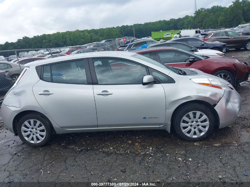 2013 Nissan Leaf S VIN: 1N4AZ0CP2DC416791 Lot: 39777380