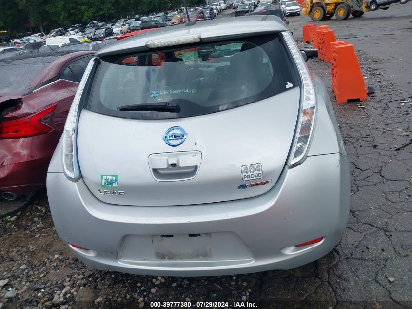 2013 Nissan Leaf S VIN: 1N4AZ0CP2DC416791 Lot: 39777380