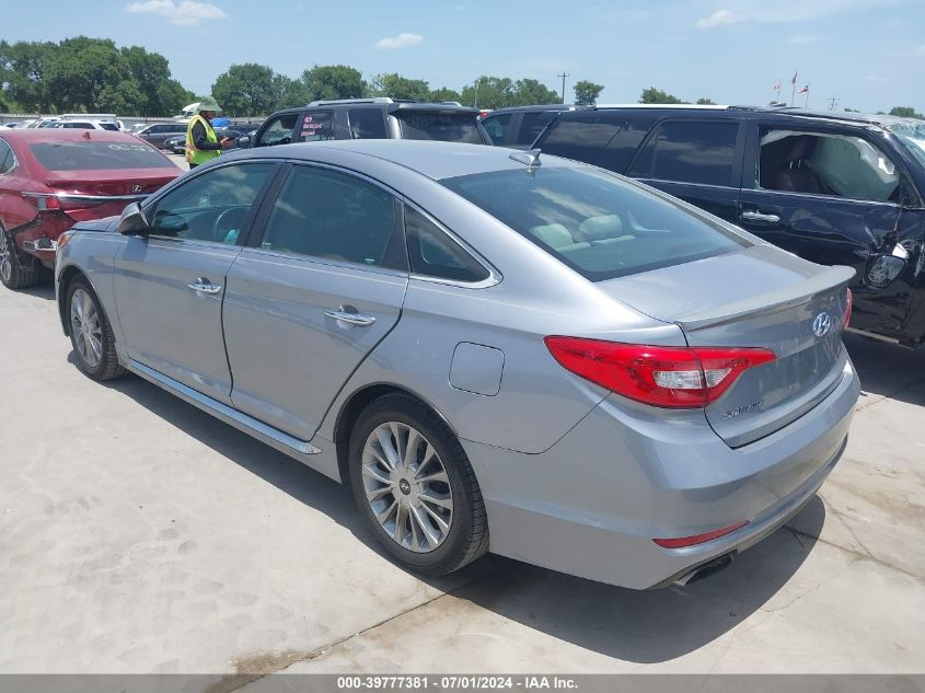 2015 Hyundai Sonata Limited VIN: 5NPE34AF1FH031258 Lot: 39777381