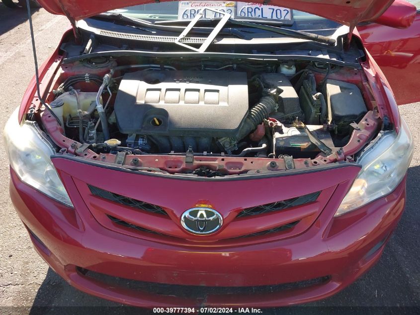 2011 Toyota Corolla Le VIN: 2T1BU4EE5BC582338 Lot: 39777394