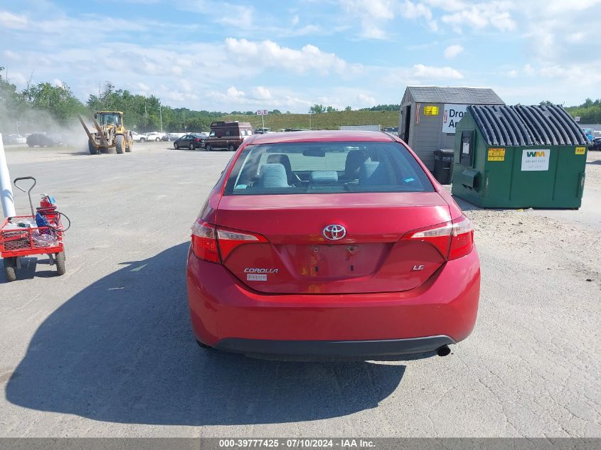 2017 Toyota Corolla Le VIN: 2T1BURHE3HC786265 Lot: 39777425