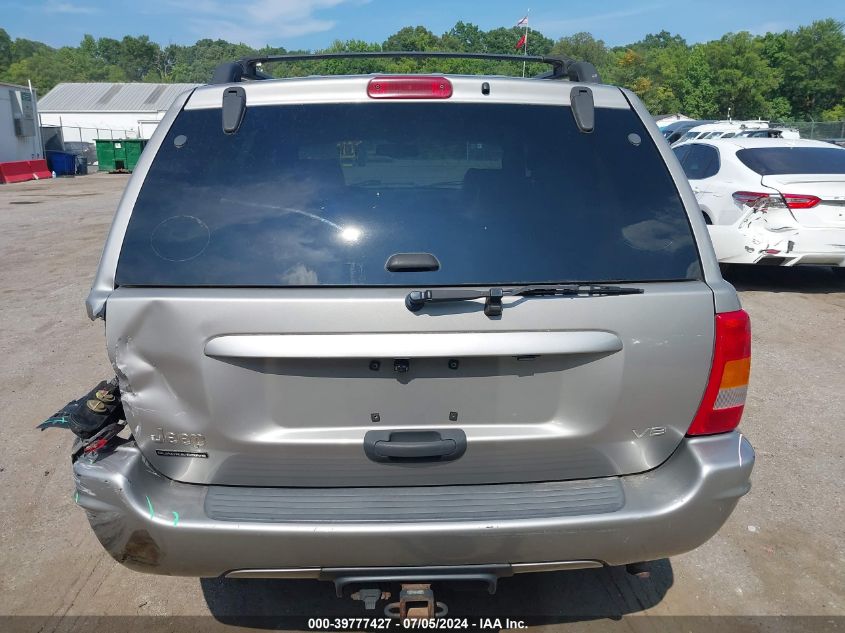 2002 Jeep Grand Cherokee Limited VIN: 1J4GW58N92C100913 Lot: 39777427