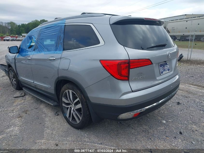 2016 Honda Pilot Elite VIN: 5FNYF6H00GB014288 Lot: 39777437