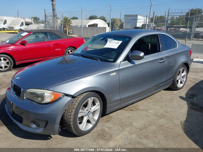 2012 BMW 128I VIN: WBAUP9C53CVL91013 Lot: 39777448