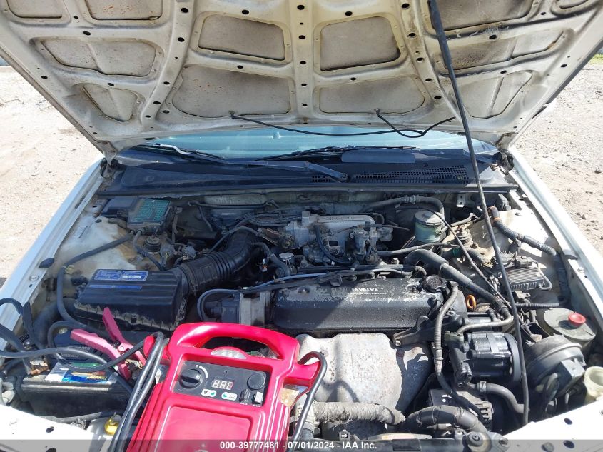 1991 Honda Accord Ex/Ex-R VIN: 1HGCB7663MA119349 Lot: 39777481