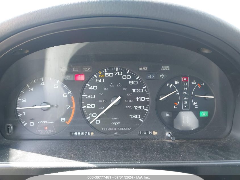 1991 Honda Accord Ex/Ex-R VIN: 1HGCB7663MA119349 Lot: 39777481