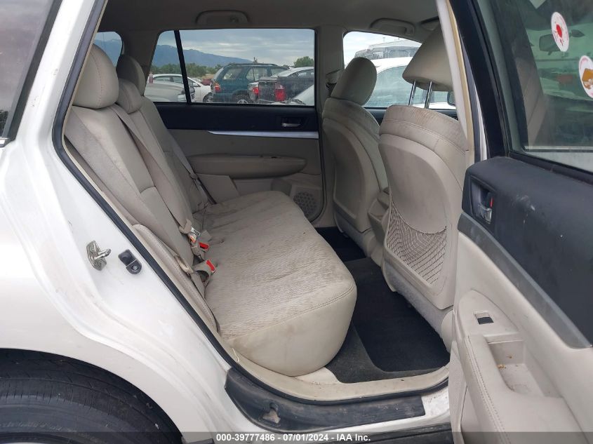 2012 Subaru Outback 2.5I Premium VIN: 4S4BRBCC4C3273814 Lot: 39777486