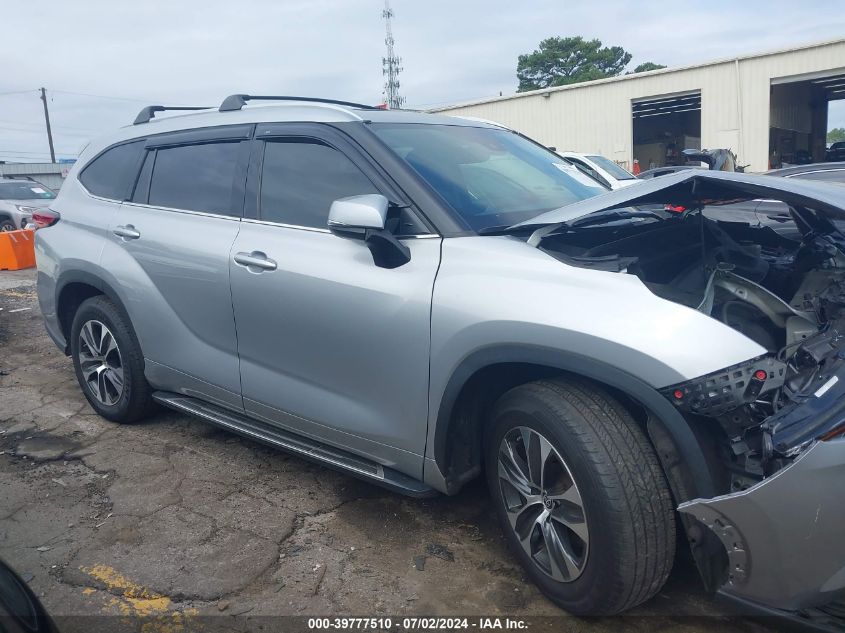 2022 Toyota Highlander Xle VIN: 5TDGZRAH8NS539466 Lot: 39777510