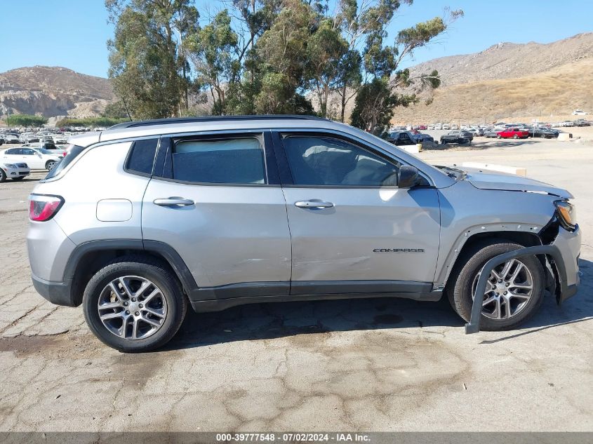 2018 Jeep Compass Sun And Wheel Fwd VIN: 3C4NJCBBXJT500335 Lot: 39777548