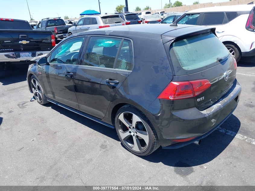 2015 VOLKSWAGEN GOLF GTI 2.0T S 4-DOOR - 3VW4T7AU6FM008691