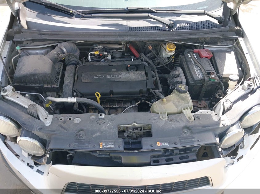 2012 Chevrolet Sonic 2Lt VIN: 1G1JC6SH4C4134999 Lot: 39777555