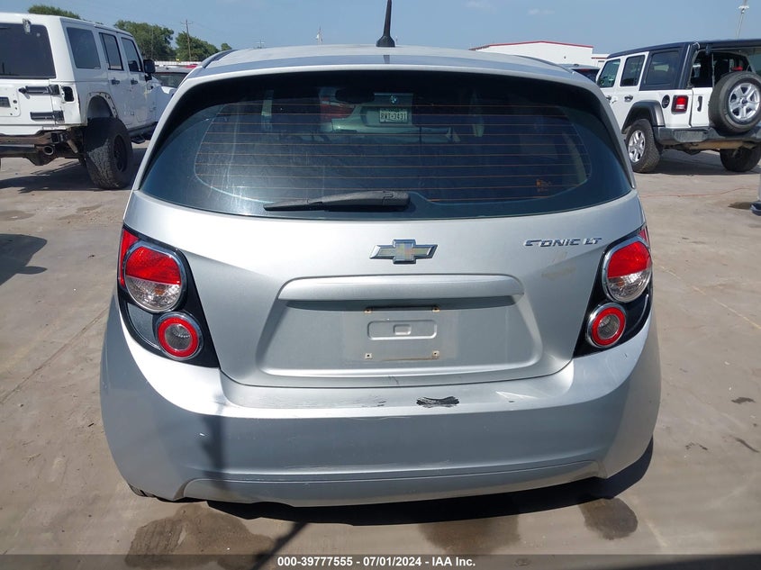 2012 Chevrolet Sonic 2Lt VIN: 1G1JC6SH4C4134999 Lot: 39777555