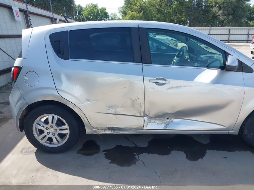 2012 Chevrolet Sonic 2Lt VIN: 1G1JC6SH4C4134999 Lot: 39777555