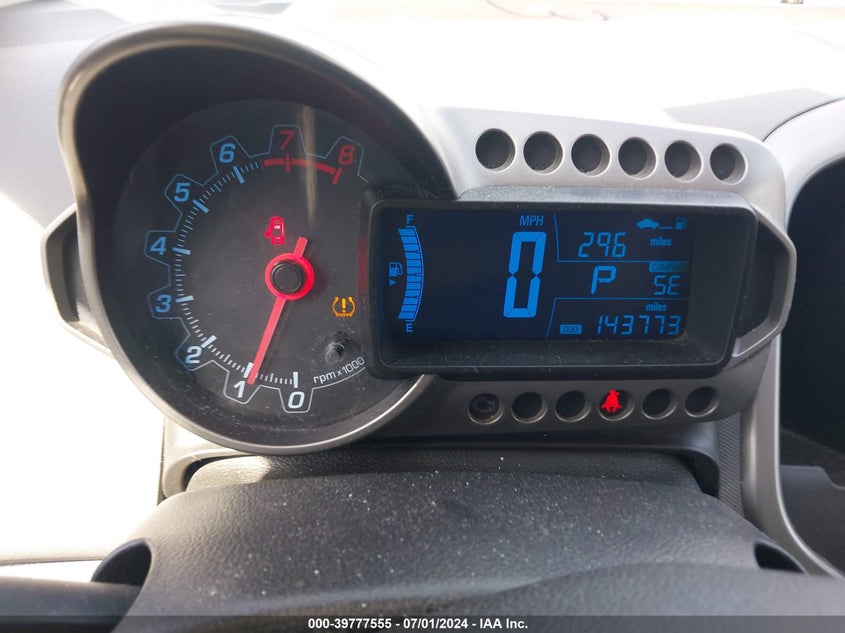 2012 Chevrolet Sonic 2Lt VIN: 1G1JC6SH4C4134999 Lot: 39777555