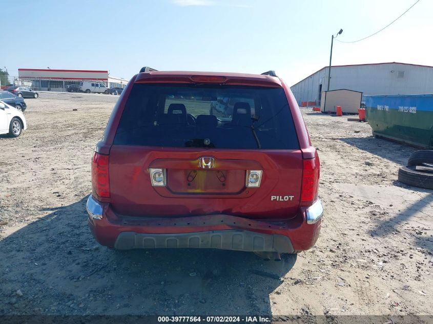 2004 Honda Pilot Ex-L VIN: 2HKYF18574H537481 Lot: 39777564