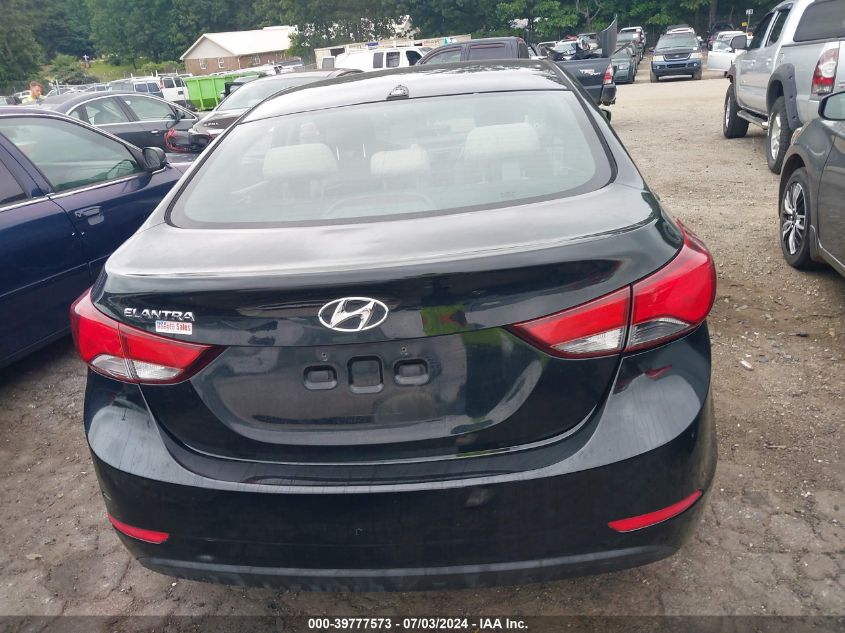 2014 Hyundai Elantra Se VIN: KMHDH4AE2EU217251 Lot: 39777573