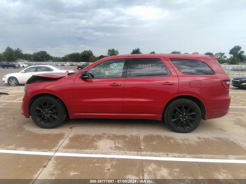 2017 Dodge Durango R/T Awd VIN: 1C4SDJCT7HC615440 Lot: 39777597