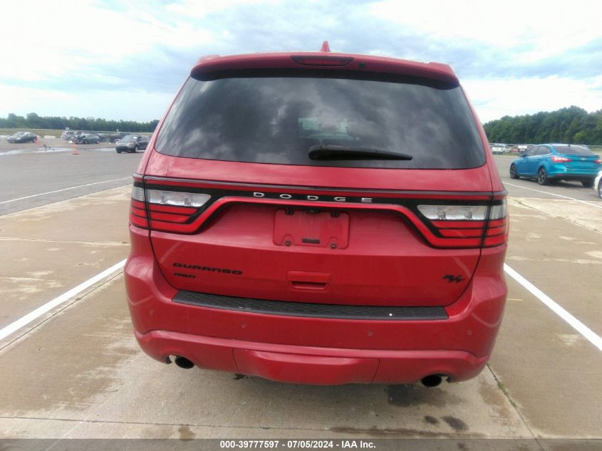 2017 Dodge Durango R/T Awd VIN: 1C4SDJCT7HC615440 Lot: 39777597