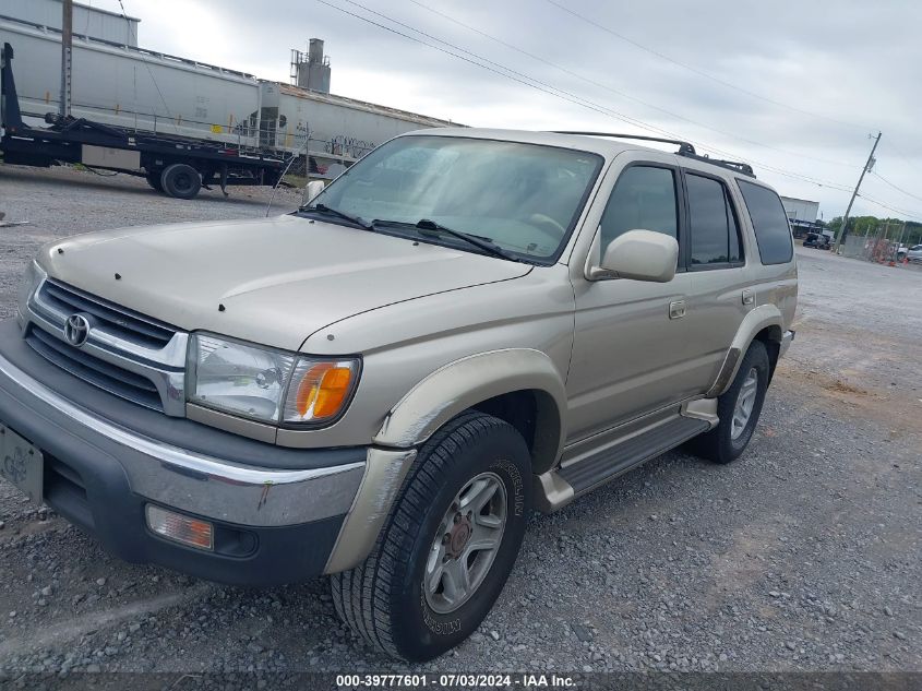 2002 Toyota 4Runner Sr5 V6 VIN: JT3GN86R020249135 Lot: 39777601