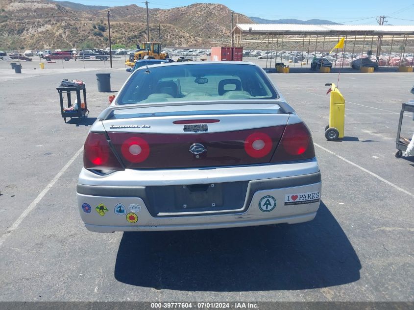 2003 Chevrolet Impala Ls VIN: 2G1WH55K639306410 Lot: 39777604