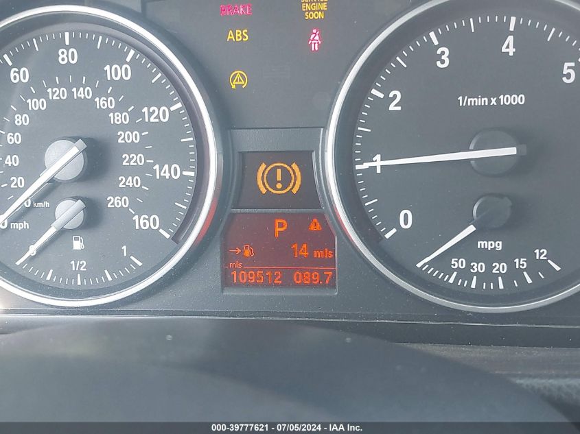 2010 BMW 328I VIN: WBAPH7C59AA176609 Lot: 39777621