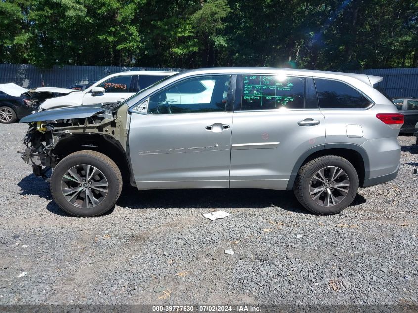 2017 Toyota Highlander Le VIN: 5TDZARFH7HS027260 Lot: 39777630