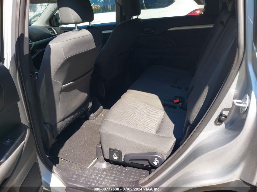 2017 Toyota Highlander Le VIN: 5TDZARFH7HS027260 Lot: 39777630