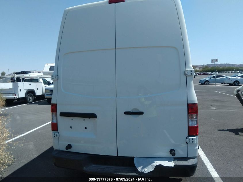 2021 Nissan Nv Cargo Nv2500 Hd S High Roof V6 VIN: 1N6BF0LY5MN809850 Lot: 39777676