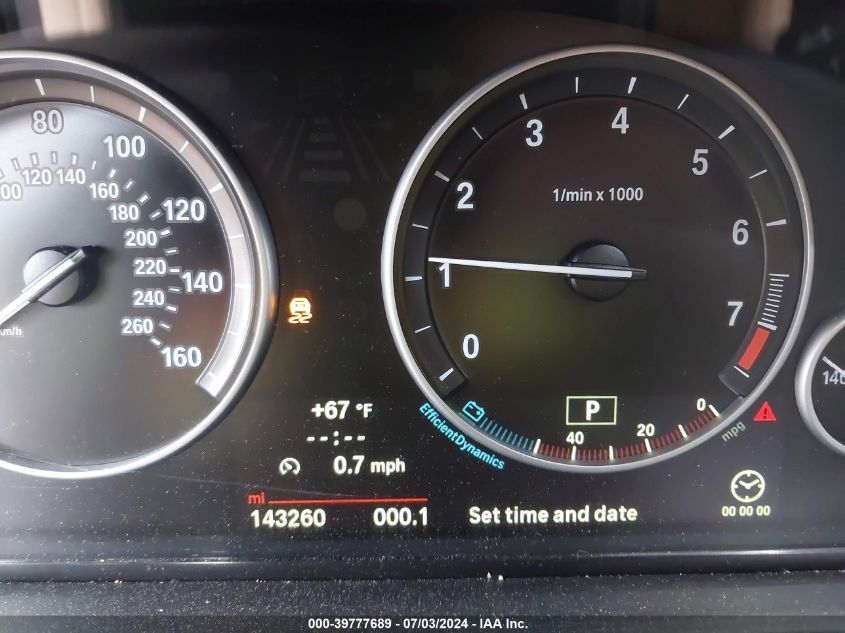 2014 BMW 535 Xi VIN: WBA5B3C55ED537307 Lot: 39777689