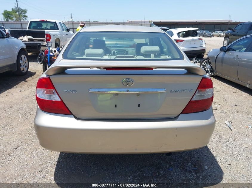 2003 Toyota Camry Le VIN: 4T1BE32K33U725613 Lot: 39777711
