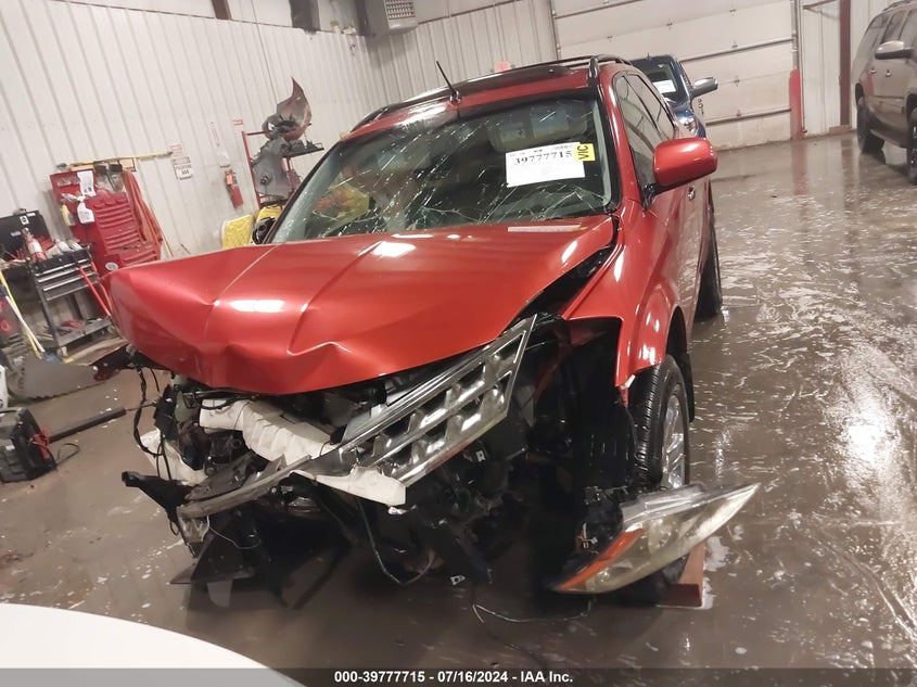 2007 Nissan Murano Sl VIN: JN8AZ08W37W664839 Lot: 39777715