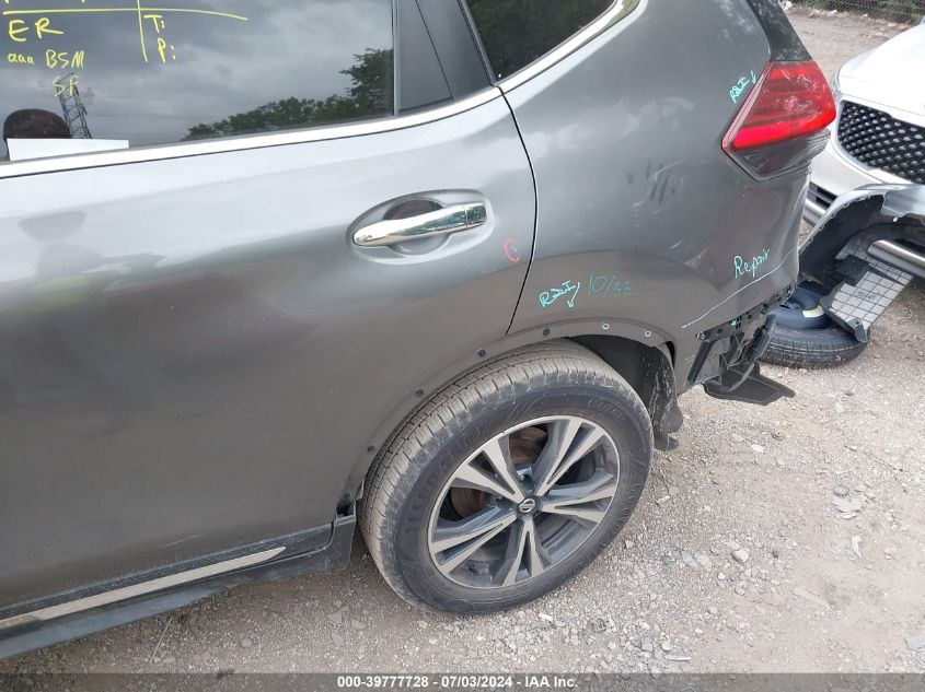 2017 Nissan Rogue Sl VIN: JN8AT2MV8HW285184 Lot: 39777728