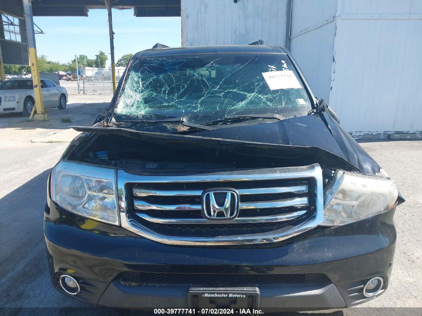 2014 Honda Pilot Touring VIN: 5FNYF4H95EB023083 Lot: 39777741