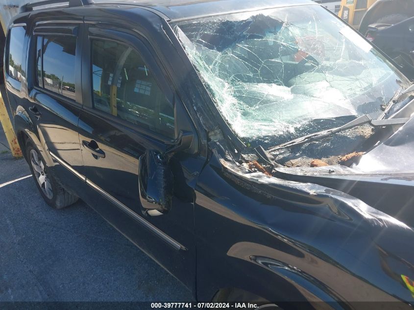 2014 Honda Pilot Touring VIN: 5FNYF4H95EB023083 Lot: 39777741