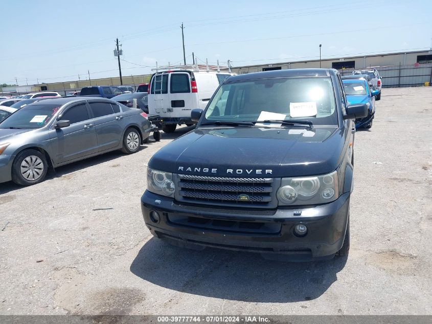 2008 Land Rover Range Rover Sport Hse VIN: SALSK25428A146490 Lot: 39777744