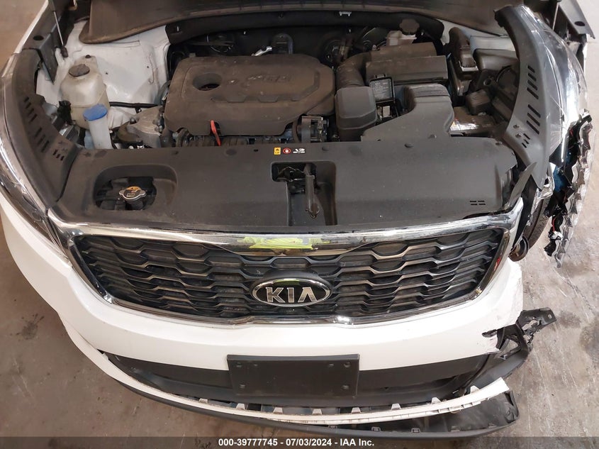 2019 Kia Sorento 2.4L Lx VIN: 5XYPG4A32KG568581 Lot: 39777745