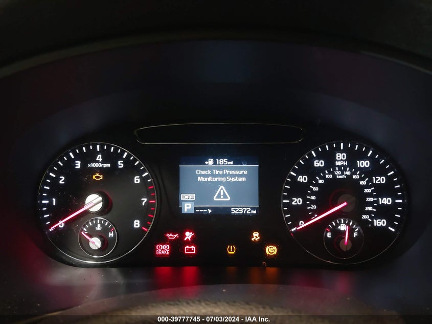 2019 Kia Sorento 2.4L Lx VIN: 5XYPG4A32KG568581 Lot: 39777745