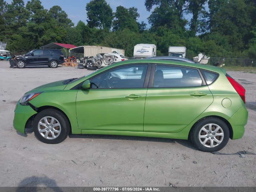 2013 Hyundai Accent Gs VIN: KMHCT5AE0DU104932 Lot: 39777796