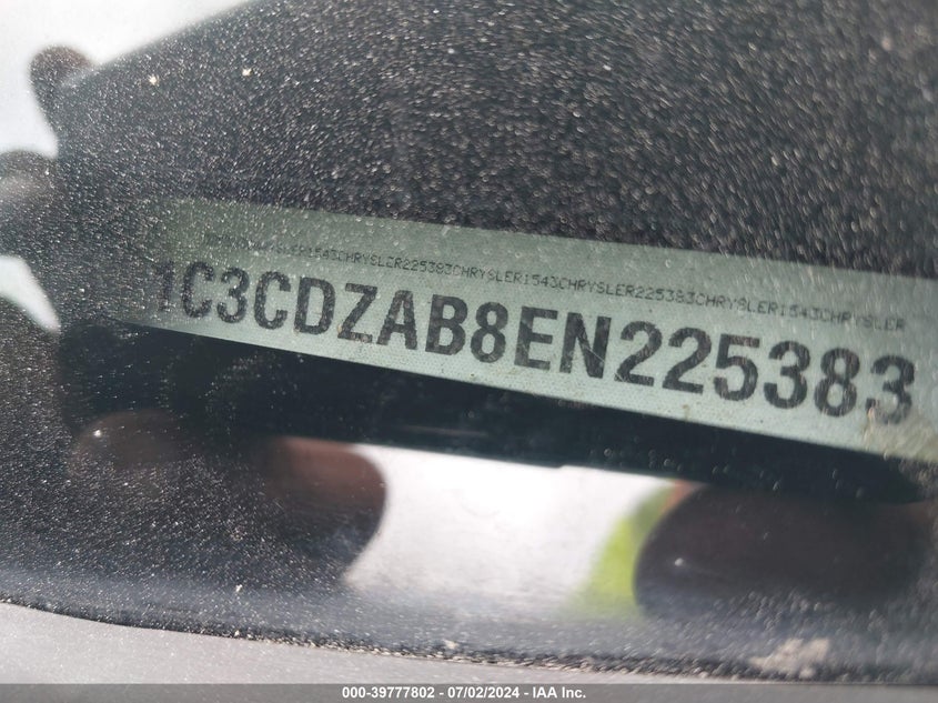 2014 DODGE AVENGER SE - 1C3CDZAB8EN225383