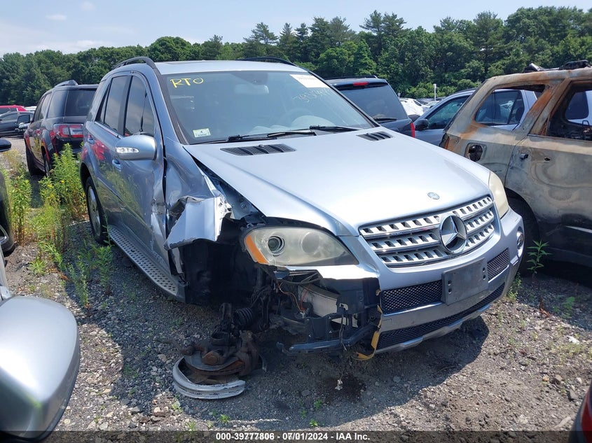 2008 Mercedes-Benz Ml 550 4Matic VIN: 4JGBB72E78A397244 Lot: 39777806