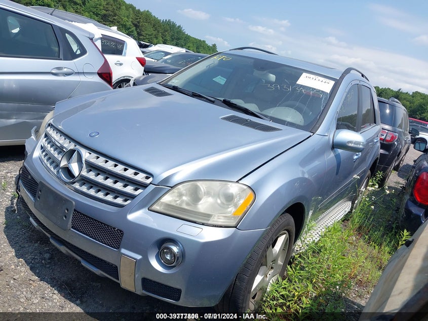 2008 Mercedes-Benz Ml 550 4Matic VIN: 4JGBB72E78A397244 Lot: 39777806