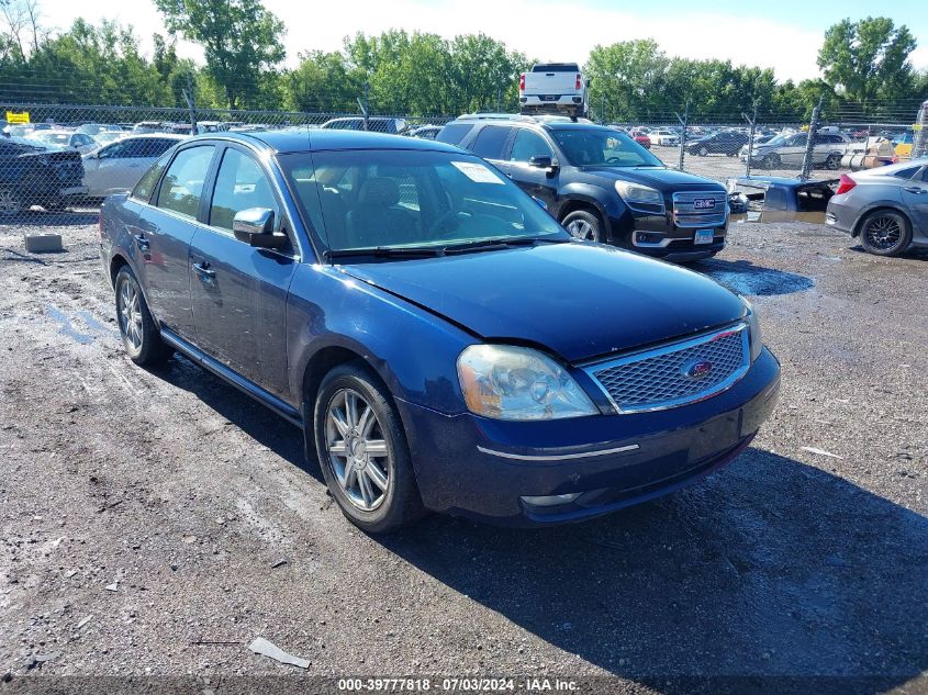 2007 Ford Five Hundred Limited VIN: 1FAHP28117G114359 Lot: 39777818